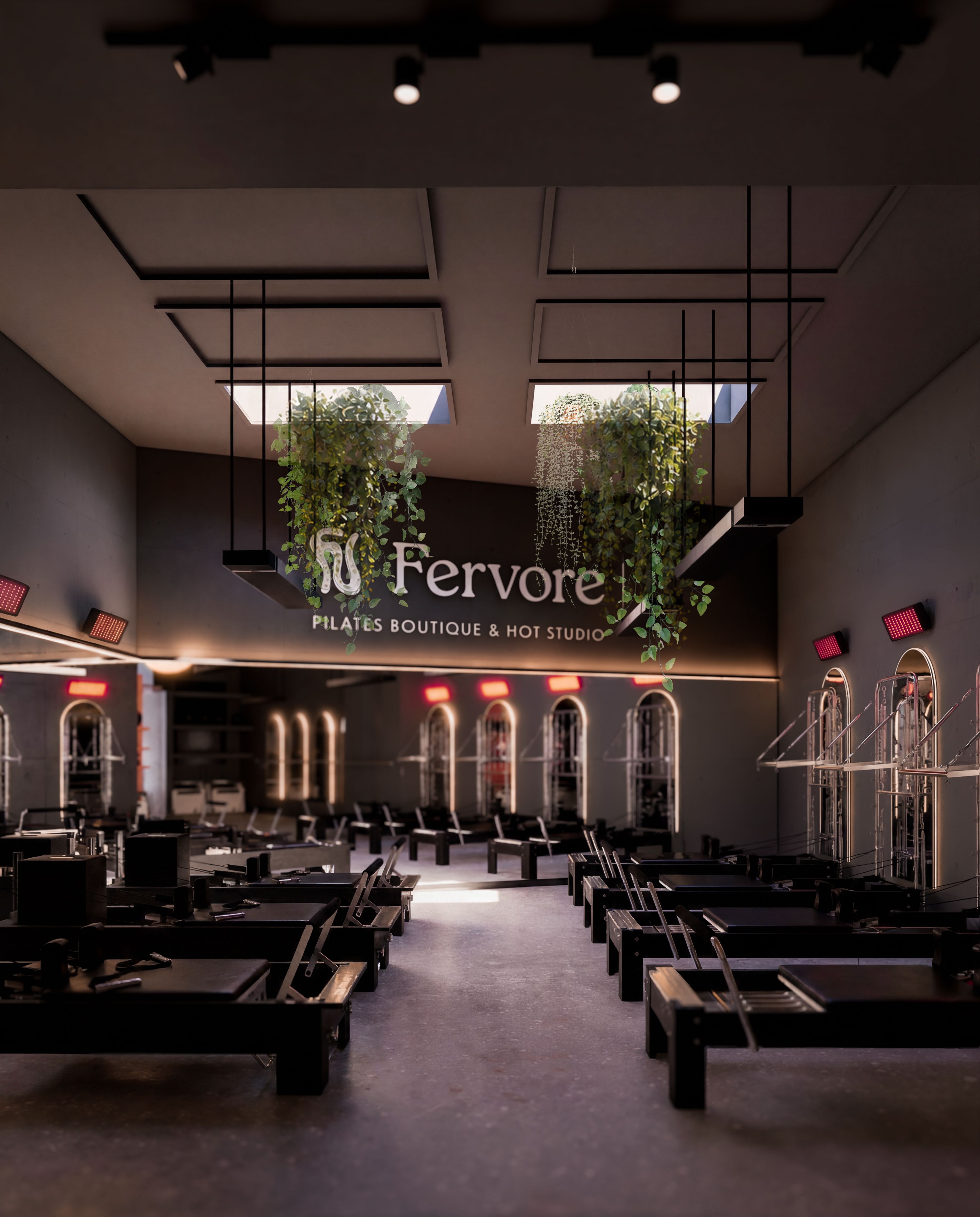 Vista previa del proyecto Fervore, Barcelona — Branding de Pilates Boutique